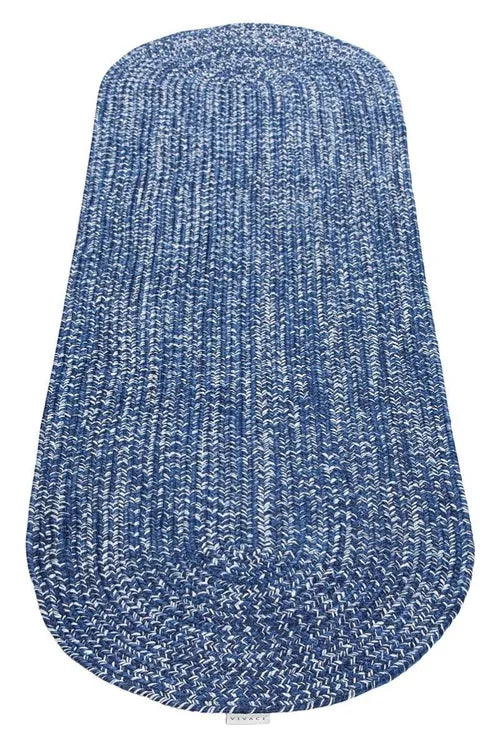 SOLID BLUE Misura 120X60  OVAL ( Galleriafarah1970 )