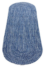 Lade das Bild in den Galerie-Viewer, SOLID BLUE Misura 230x160 OVAL ( Galleriafarah1970 )

