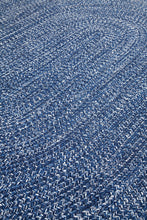 Lade das Bild in den Galerie-Viewer, Tappeto SOLID BLUE Misura 300x200 OVAL ( Galleriafarah1970 )

