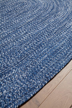 Lade das Bild in den Galerie-Viewer, Tappeto SOLID BLUE Misura 300x200 OVAL ( Galleriafarah1970 )

