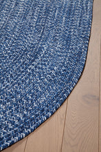 Lade das Bild in den Galerie-Viewer, Tappeto SOLID BLUE Misura 300x200 OVAL ( Galleriafarah1970 )
