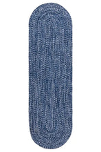 Carica l'immagine nel visualizzatore di Gallery, SOLID BLUE Misura 120X60  OVAL ( Galleriafarah1970 )
