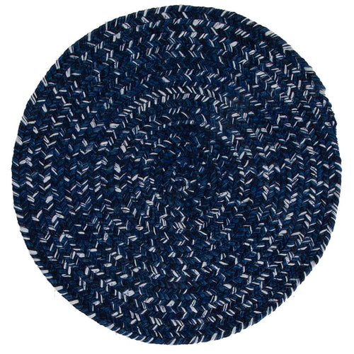 SOLID BLUE Misura 120x120 OVAL ( Galleriafarah1970 )