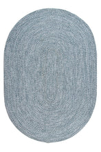 Load image into Gallery viewer, Tappeto Solid Acqua Misura 120x120 CM Ovale
