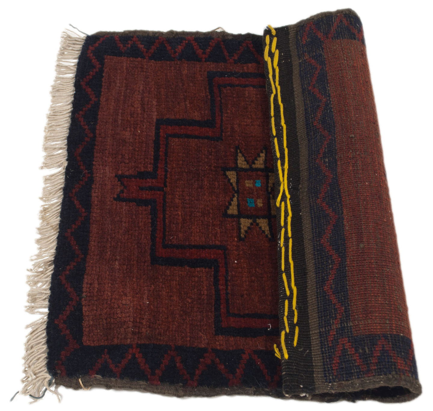 Tappeto Autentico Originale Annodato a Mano Con Certificato 48x46 cm