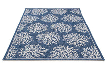 Lade das Bild in den Galerie-Viewer, Tapis TR FLATWEAVE MARINE 1 BLUE 120X170 CM
