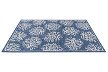 Carica l&#39;immagine nel visualizzatore di Gallery, Tapis TR FLATWEAVE MARINE 1 BLUE 80X200 CM
