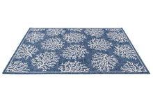 Lade das Bild in den Galerie-Viewer, Tapis TR FLATWEAVE MARINE 1 BLUE 80X200 CM
