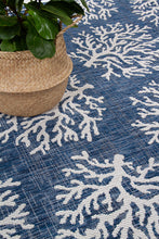 Lade das Bild in den Galerie-Viewer, Tapis TR FLATWEAVE MARINE 1 BLUE 80X200 CM
