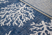 Lade das Bild in den Galerie-Viewer, Tapis TR FLATWEAVE MARINE 1 BLUE 80X200 CM
