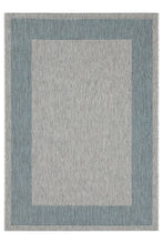 Load image into Gallery viewer, Tappeto Moderno TR FLATWEAVE FRAME GREY/BLUE 200X280 (Galleriafarah1970)
