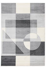 Carica l&#39;immagine nel visualizzatore di Gallery, Tappeto CARVE CUBISM GREY/DARK GREY 230x160 ( Galleriafarah1970 )
