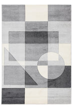 Carica l&#39;immagine nel visualizzatore di Gallery, Tappeto CARVE CUBISM GREY/DARK GREY 190X133 ( Galleriafarah1970 )
