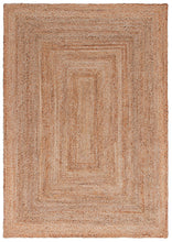 Lade das Bild in den Galerie-Viewer, Tappeto Moderno ecosostenibile, 100% Juta Naturale Juta Frame - 120x60 (Galleriafarah1970)
