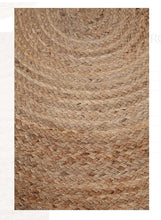 Carica l&#39;immagine nel visualizzatore di Gallery, Tappeto JUTA CIRCLE NATURAL 120X120 ( Galleriafarah1970 )
