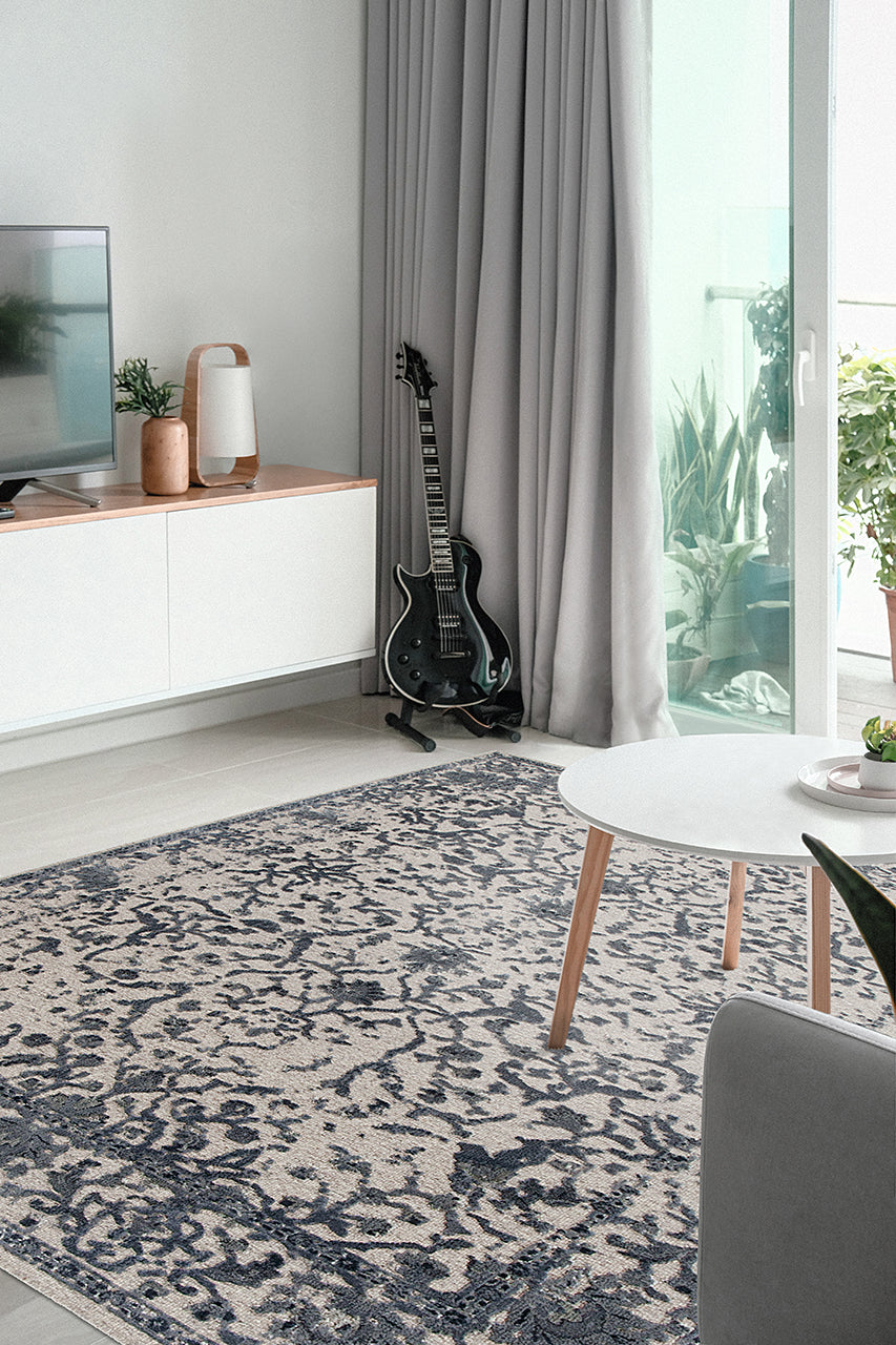 Tappeto Moderno MAYFAIR VINTAGE BLUE 290X200 (Galleriafarah1970)