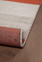 Lade das Bild in den Galerie-Viewer, Tappeto Moderno CARVE GEOMETRIC GREY RUST 160X120 (Galleriafarah1970)
