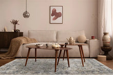 Load image into Gallery viewer, Tappeto Moderno CARAVAN GREY/BLUE 190X133 (Galleriafarah1970)
