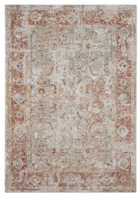 Carica l&#39;immagine nel visualizzatore di Gallery, Tappeto Moderno CARAVAN GREY/RUST 190X133 (Galleriafarah1970)
