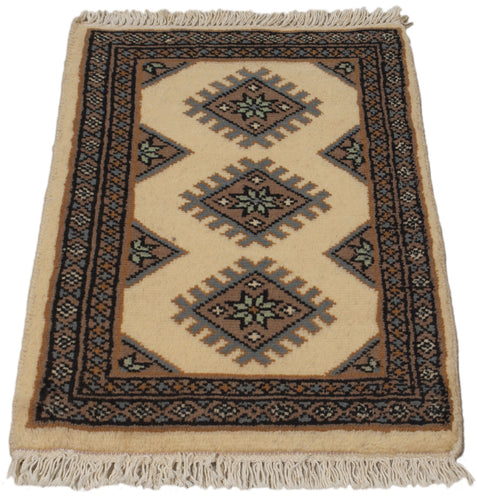 Tappeto Autentico Originale Kashmir Merinos 57x42 CM (Galleriafarah1970)