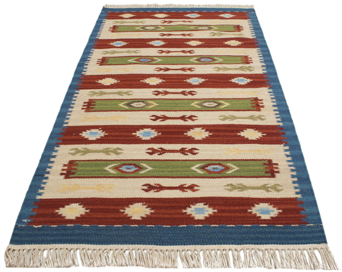 Kilim Originale Occasion Lana Cotone - 120x70 Cm - (Galleria Farah197