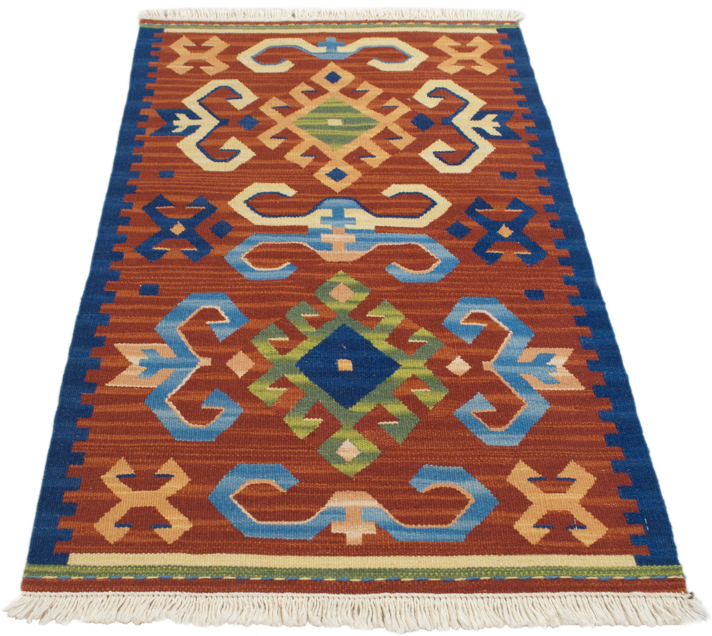 kilim original Occasion lana cotone (80x50 CM) - Galleria Farah1970 - #