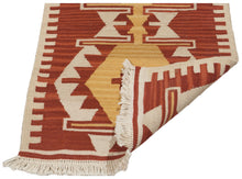 Lade das Bild in den Galerie-Viewer, kilim originale Occasion lana cotone (62x48 CM) - Galleria Farah1970 - #
