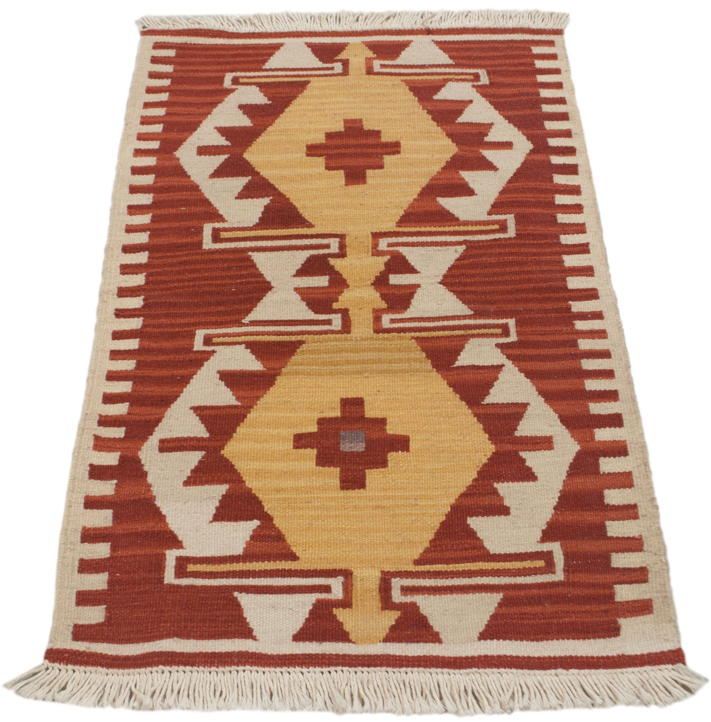 kilim originale Occasion lana cotone (62x48 CM) - Galleria Farah1970 - #