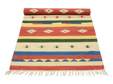 Load image into Gallery viewer, 140x70 CM Kilim Original, authentisch handmade Cotton
