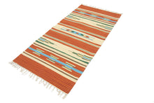 Carica l'immagine nel visualizzatore di Gallery, 150x90 CM Kilim Original, authentisch hand made Cotton
