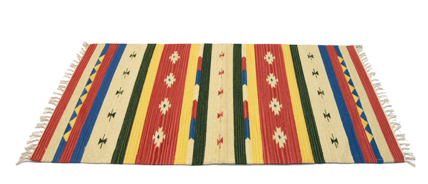 150x90 CM Kilim Original, authentisch hand made Cotton