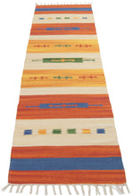 Lade das Bild in den Galerie-Viewer, Kilim Autentico, Originale e Fatto a Mano 280x60 CM (Galleriafarah1970)
