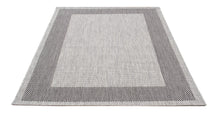 Carica l&#39;immagine nel visualizzatore di Gallery, Tappeto Moderno TR FLATWEAVE FRAME GREY/BLACK 120x60 (Galleriafarah1970)
