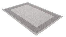 Lade das Bild in den Galerie-Viewer, Tappeto Moderno TR FLATWEAVE FRAME GREY/BLACK 120x60 (Galleriafarah1970)
