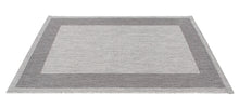 Lade das Bild in den Galerie-Viewer, Tappeto Moderno TR FLATWEAVE FRAME GREY/BLACK 120x60 (Galleriafarah1970)
