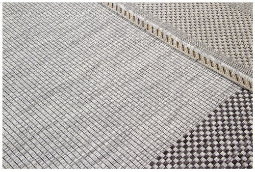 Tappeto Moderno TR FLATWEAVE FRAME GREY/BLACK 120x60 (Galleriafarah1970)