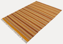 Load image into Gallery viewer, kilim indiano originale fatto a mano (150x90 cm) - (Galleria farah1970)
