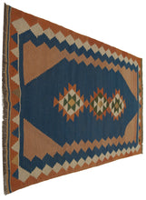 Lade das Bild in den Galerie-Viewer, Kilim Qilim Kelem-Teppich original, (183x104 cm)
