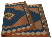 Lade das Bild in den Galerie-Viewer, Kilim Qilim Kelem-Teppich original, (183x104 cm)
