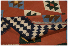 Load image into Gallery viewer, 262x161 CM Autentio kilim originale fatto a mano Stile classico - Facile da pulire
