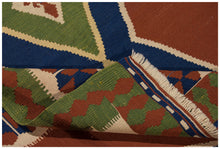 Carica l'immagine nel visualizzatore di Gallery, 194x146 cm - Kilim Qilim Kelem original authentisch handgemacht mit
