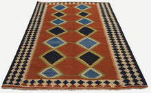 Carica l'immagine nel visualizzatore di Gallery, Kilim Original Authentic (197x140 cm) Hand Made With Certificate 
