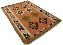 Carica l'immagine nel visualizzatore di Gallery, Original Hand Made Rustic Kilim / Afganistan Origin CM 213x147 - Galleriafarah1970
