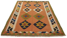 Carica l'immagine nel visualizzatore di Gallery, Original Hand Made Rustic Kilim / Afganistan Origin CM 213x147 - Galleriafarah1970
