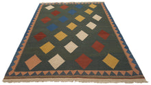 Load image into Gallery viewer, Original Hand Made Rustic Kilim / Afganistan Origin 222x150 CM _ Galleriafarah1970
