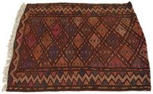 Carica l'immagine nel visualizzatore di Gallery, Authentic original hand knotted Kilim / kelem / Cicim 76X62 CM
