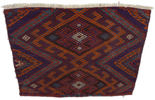 Carica l&#39;immagine nel visualizzatore di Gallery, Antico, Originale, Autentico, kilim Rustico Fatto a Mano - 87x66 CM
