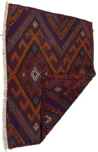 Carica l&#39;immagine nel visualizzatore di Gallery, Antico, Originale, Autentico, kilim Rustico Fatto a Mano - 87x66 CM
