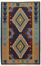 Lade das Bild in den Galerie-Viewer, TEPPICH NEW KILIM 80% WOOL 20% COTTON 252x158 CM

