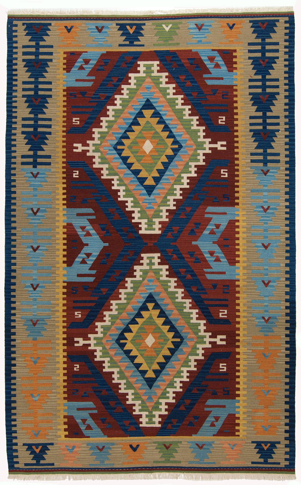 TEPPICH NEW KILIM 80% WOOL 20% COTTON 252x158 CM